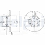 DELPHI Piduriketas BG3553