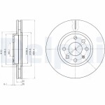 DELPHI Piduriketas BG3569