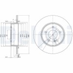 DELPHI Piduriketas BG3602