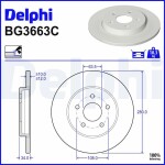 DELPHI Piduriketas BG3663C