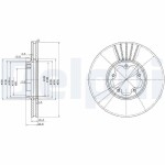 DELPHI Piduriketas BG3676