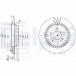 DELPHI Piduriketas BG3726