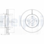 DELPHI Piduriketas BG3742