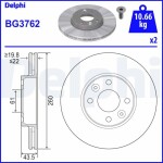 DELPHI Piduriketas BG3762