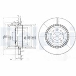 DELPHI Piduriketas BG3782C