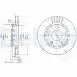 DELPHI Piduriketas BG3785