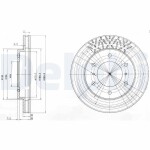 DELPHI Piduriketas BG3812