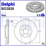 DELPHI Piduriketas BG3826