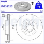 DELPHI Piduriketas BG3832C