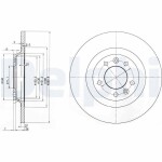 DELPHI Piduriketas BG3836