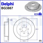 DELPHI Piduriketas BG3867