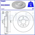 DELPHI Piduriketas BG3868C
