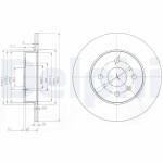 DELPHI Piduriketas BG3885C
