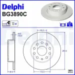 DELPHI Piduriketas BG3890C
