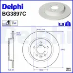 DELPHI Piduriketas BG3897C