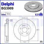 DELPHI Piduriketas BG3909