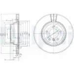 DELPHI  Piduriketas BG3959