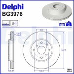 DELPHI Piduriketas BG3976