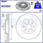 DELPHI Piduriketas BG4004