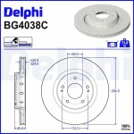 DELPHI Piduriketas BG4038C