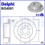 DELPHI Piduriketas BG4061