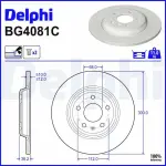 DELPHI Piduriketas BG4081C
