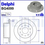 DELPHI Piduriketas BG4099