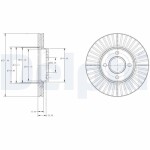 DELPHI Piduriketas BG4117