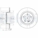 DELPHI Piduriketas BG4153C