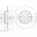 DELPHI Piduriketas BG4155