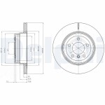 DELPHI Piduriketas BG4168