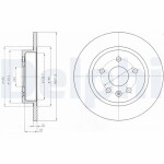 DELPHI Piduriketas BG4199C