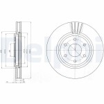 DELPHI Piduriketas BG4205