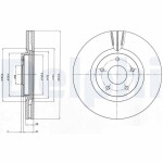 DELPHI Piduriketas BG4231C