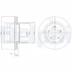 DELPHI Piduriketas BG4240C
