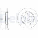 DELPHI Piduriketas BG4247