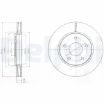 DELPHI Piduriketas BG4248