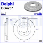 DELPHI Piduriketas BG4257