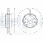 DELPHI Piduriketas BG4264