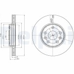 DELPHI Piduriketas BG4317C