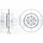 DELPHI Piduriketas BG4385C