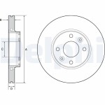 DELPHI Piduriketas BG4459C