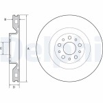 DELPHI Piduriketas BG4556