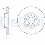 DELPHI Piduriketas BG4669C