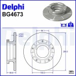 DELPHI Piduriketas BG4673