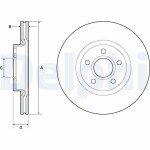DELPHI Piduriketas BG4676C