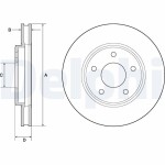 DELPHI Piduriketas BG4678C