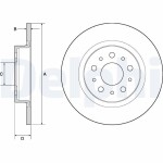 DELPHI Piduriketas BG4690C