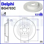 DELPHI Piduriketas BG4703C