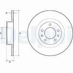 DELPHI Piduriketas BG4748C